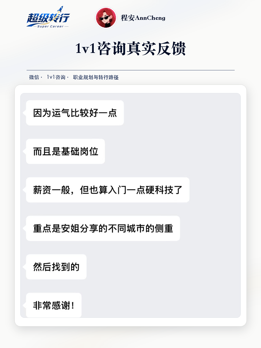 1v1咨询真实反馈：咨询反馈 学员按方法进入脑机接口市场岗位，第1张